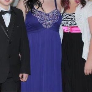 Purple  Blondie Nites Prom Dress by Stacy Skylar